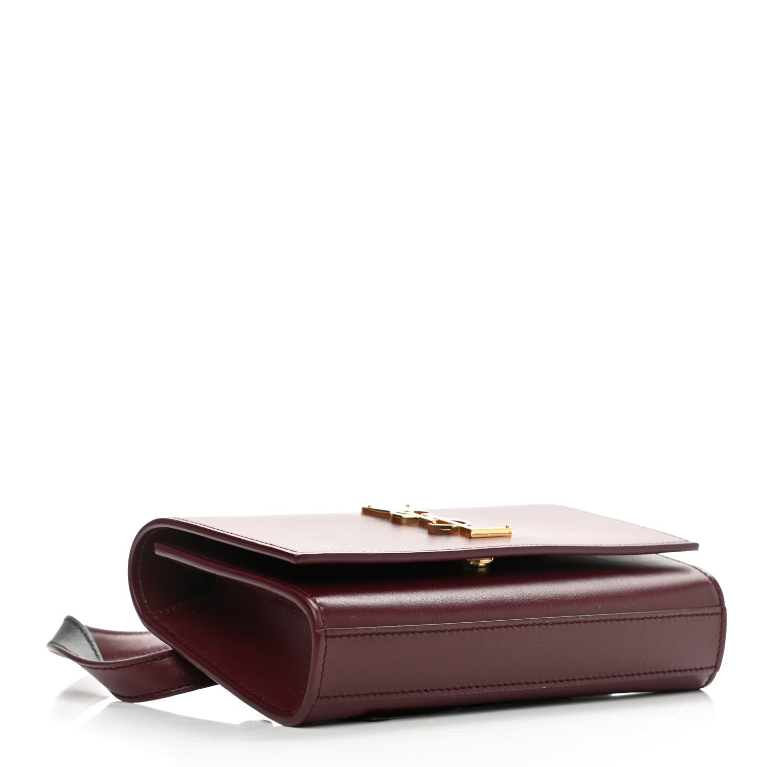 Saint Laurent Smooth Calfskin Monogram Kate Belt Bag Rouge Legion 4 of 10