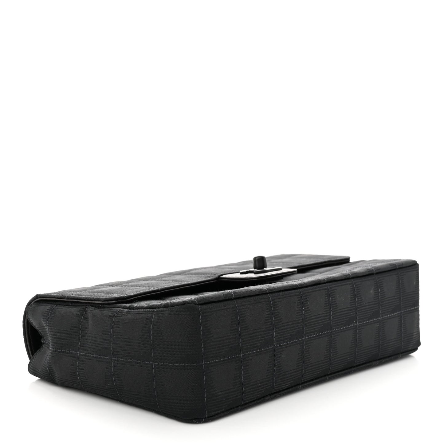 Nylon Medium Travel Flap Black