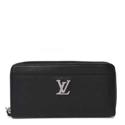 Louis Vuitton Calfskin Zippy Lockme Wallet Black 1 of 7