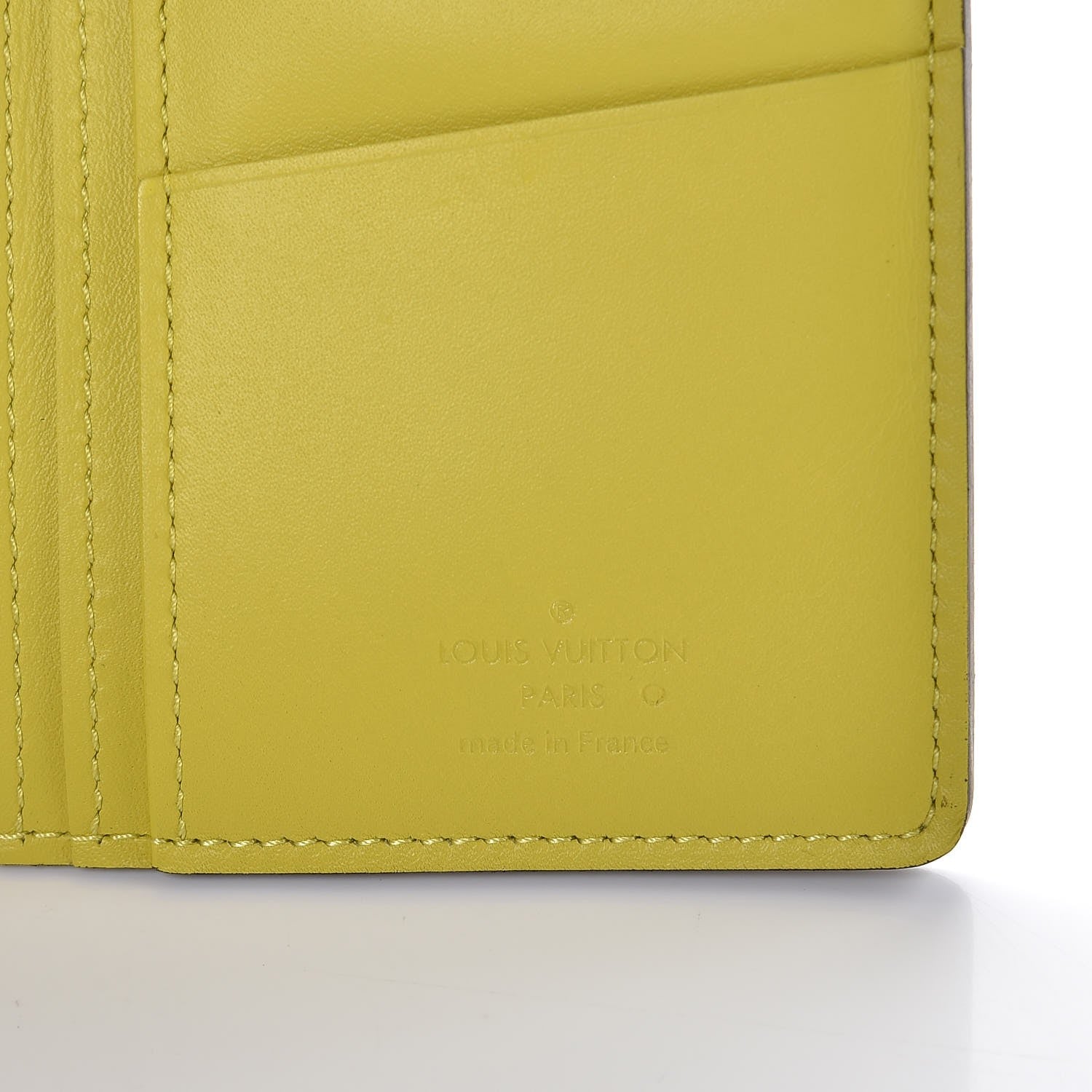 Louis Vuitton Damier Infini Brazza Wallet Vert Acide 6 of 7