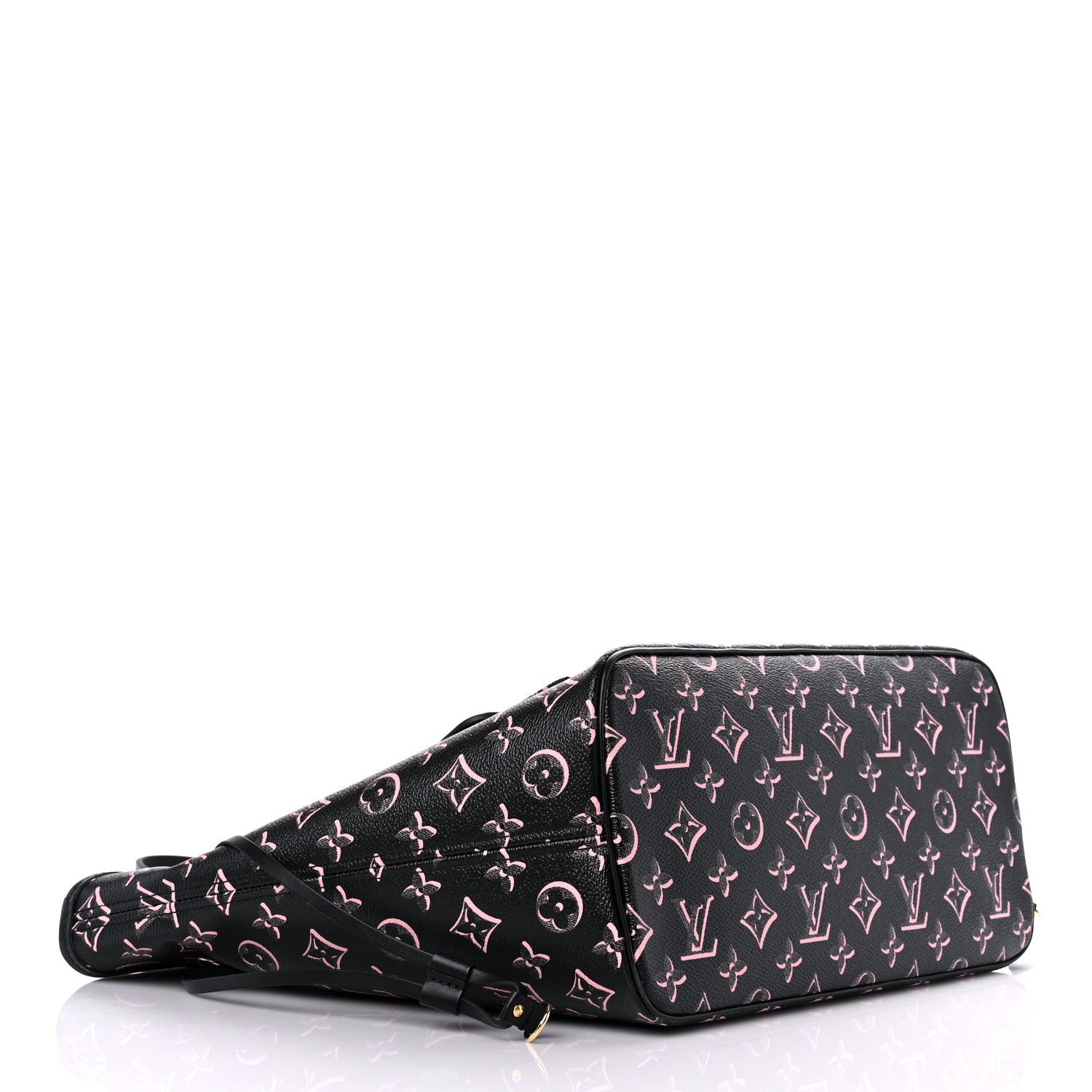 Louis Vuitton Monogram Fall For You Neverfull MM Black 4 of 8