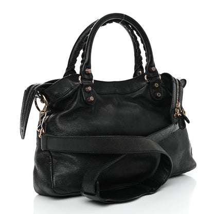 Balenciaga Agneau Giant 12 Rose Gold Hardware Town Black 3 of 15