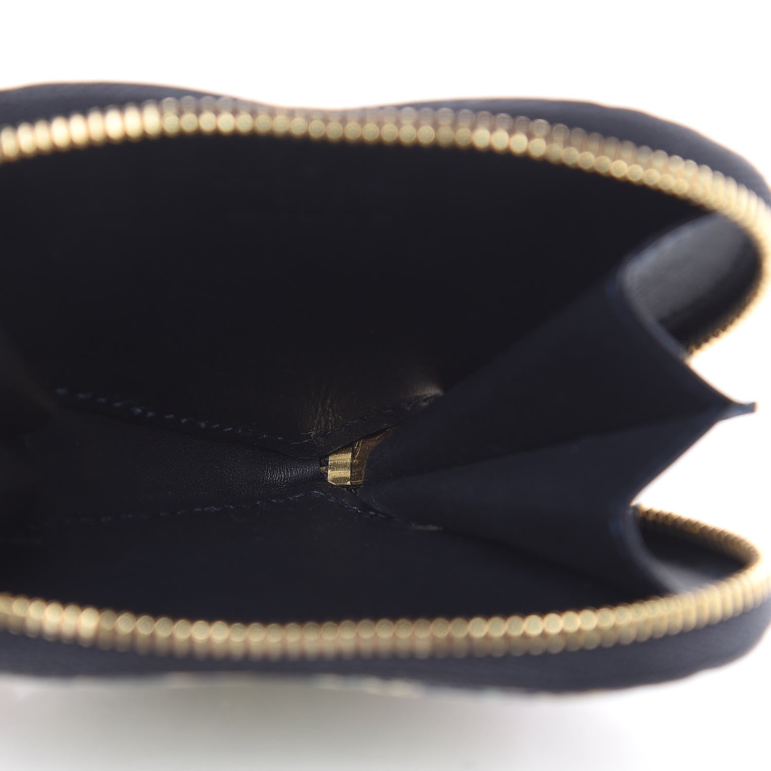 Louis Vuitton Vernis Leopard Coeur Heart Coin Purse Blue Infini 5 of 6