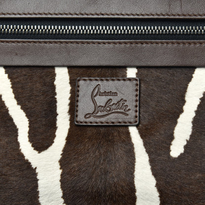 Christian Louboutin Calf Hair Aliosha Backpack Brown 8 of 10