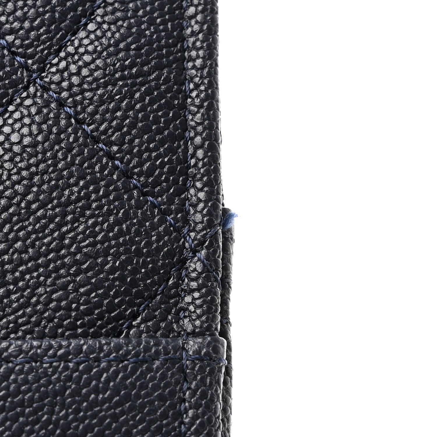 Chanel Caviar Quilted Boy iPhone Pouch Navy Blue 9 of 15