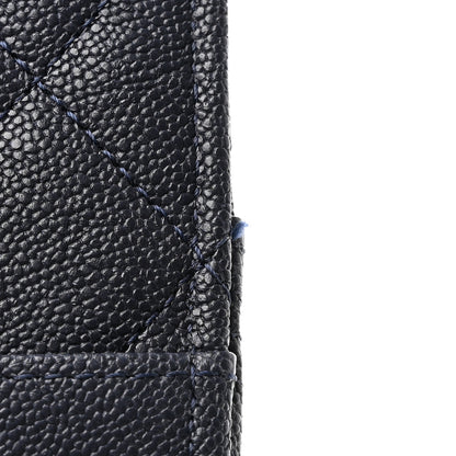 Chanel Caviar Quilted Boy iPhone Pouch Navy Blue 9 of 15
