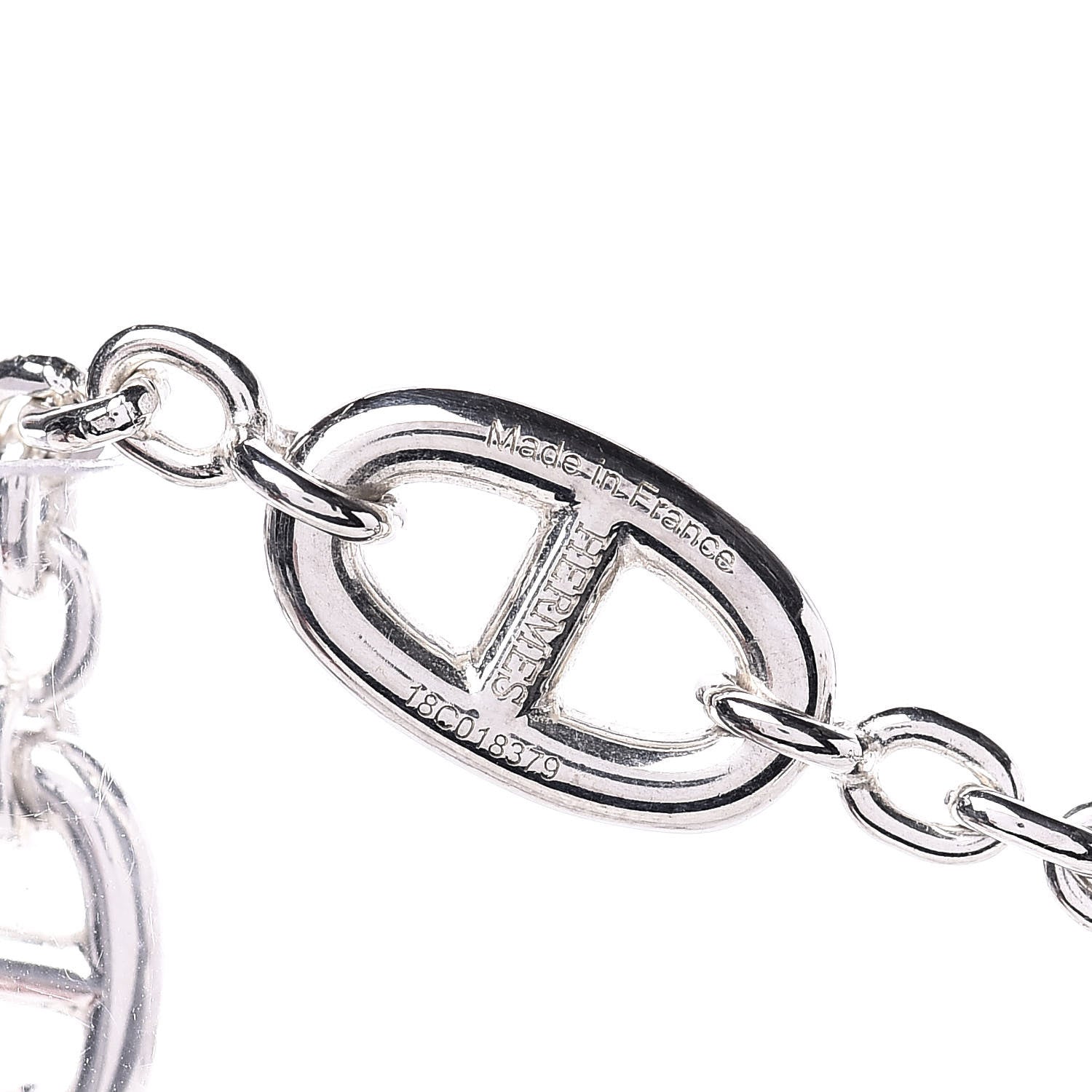 Hermes Sterling Silver Farandole Necklace 120 6 of 7