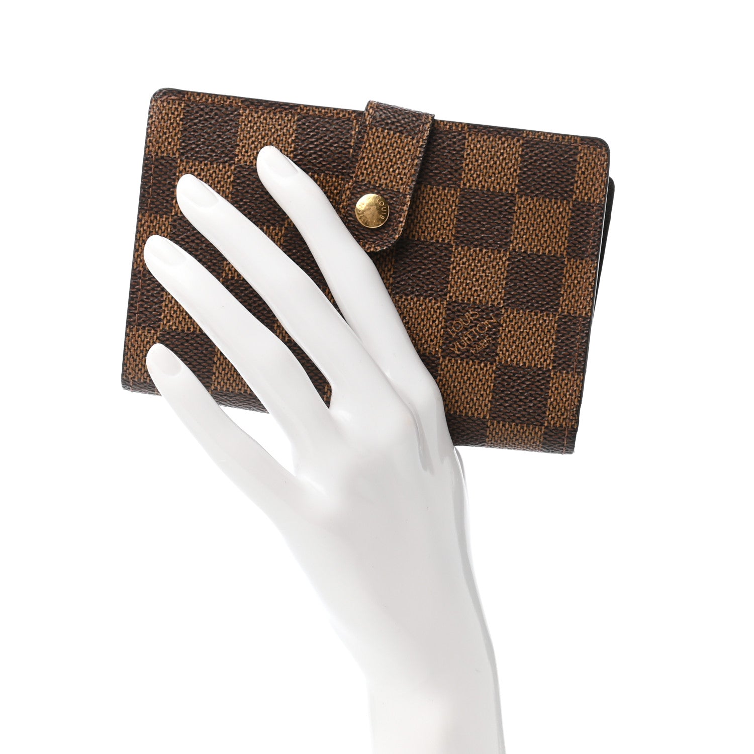 Louis Vuitton Damier Ebene French Purse Wallet 2 of 8