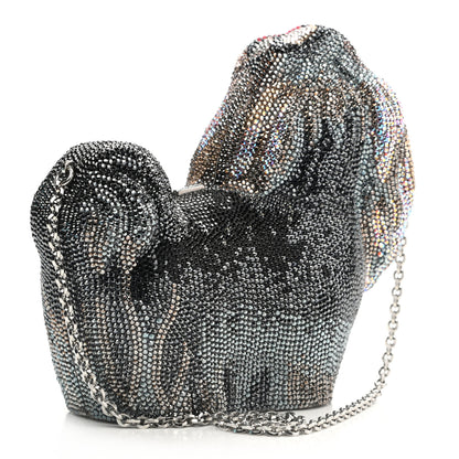 Judith Leiber Crystal Yorkie Charlie Perla Minaudiere Clutch 4 of 7