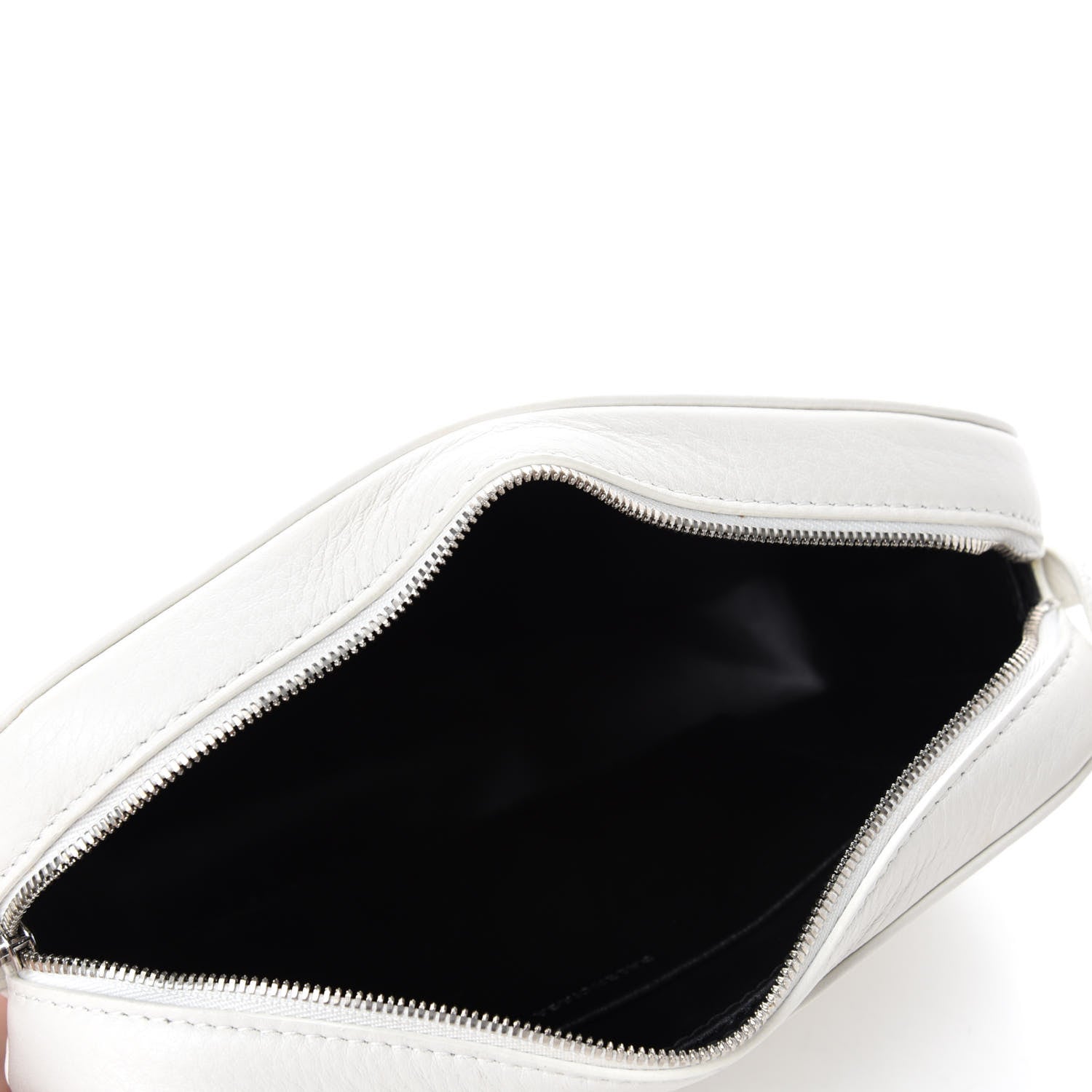 Balenciaga Calfskin Logo S Everyday Camera Bag White 5 of 10