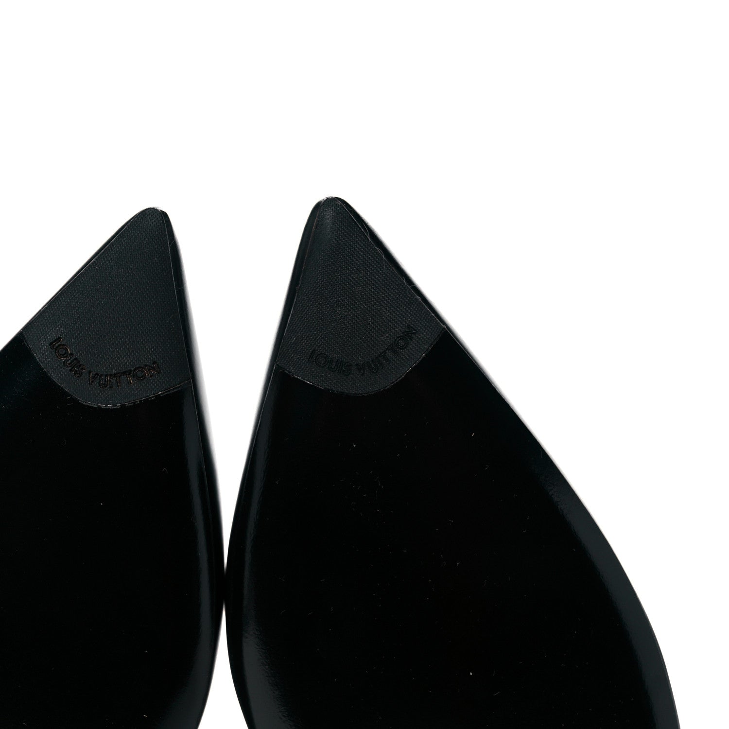 Louis Vuitton Calfskin Snakeskin Embossed Matchmake Pumps 38.5 Black White 6 of 10