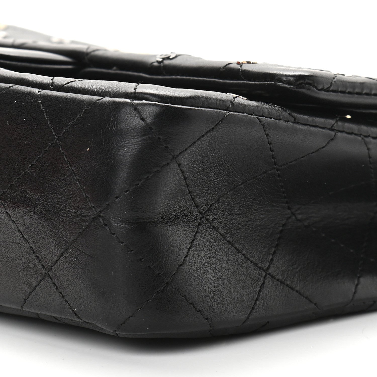 Chanel Calfskin CC Punk 2.55 Reissue 225 Flap Black 8 of 9