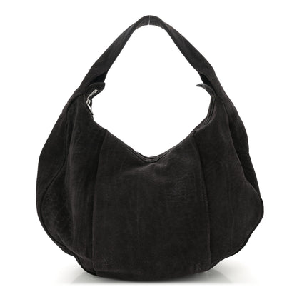 Alexander Wang Suede Morgan Hobo Black Silver Hardware 1 of 9
