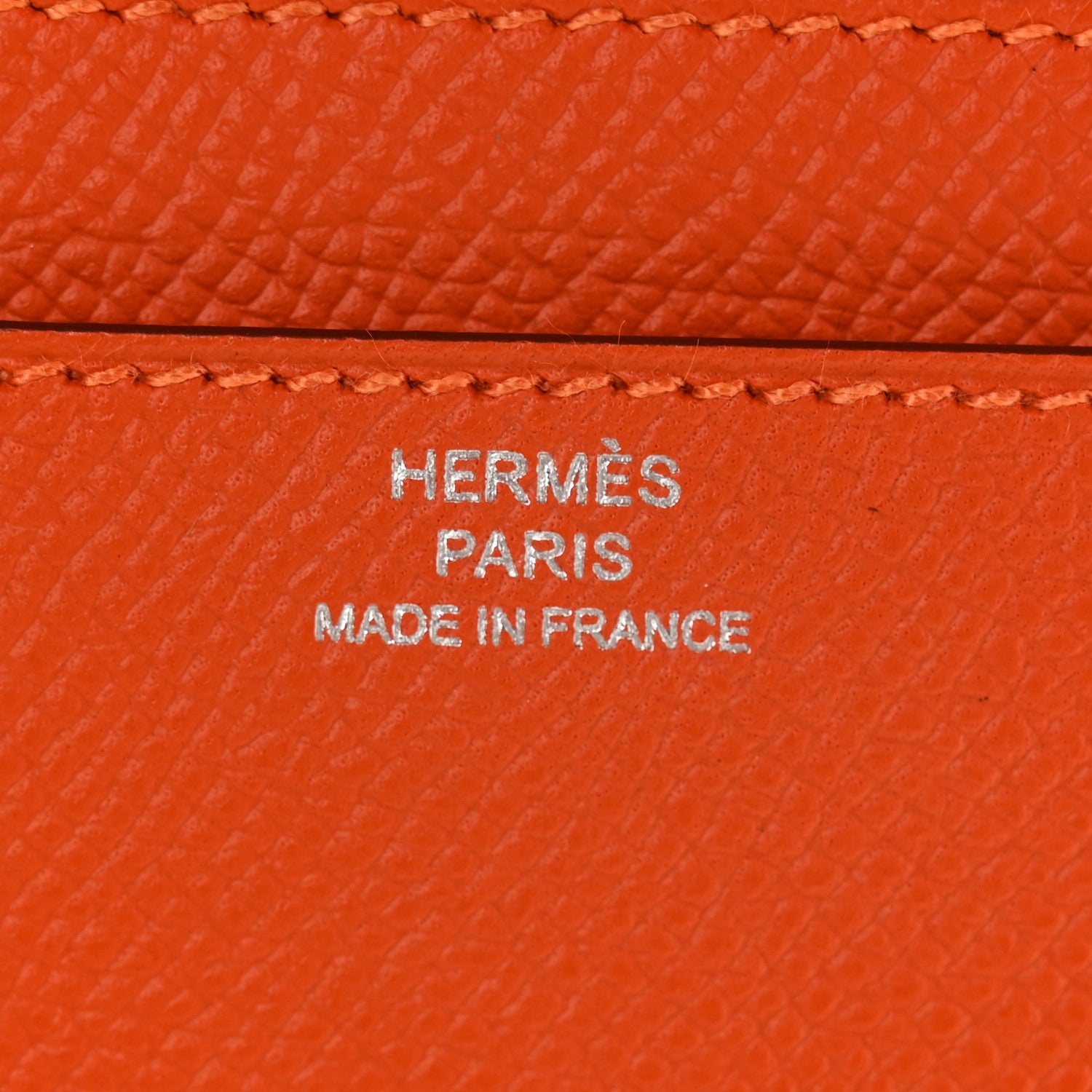 Hermes Epsom Constance Long Wallet Orange 7 of 7
