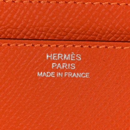 Hermes Epsom Constance Long Wallet Orange 7 of 7
