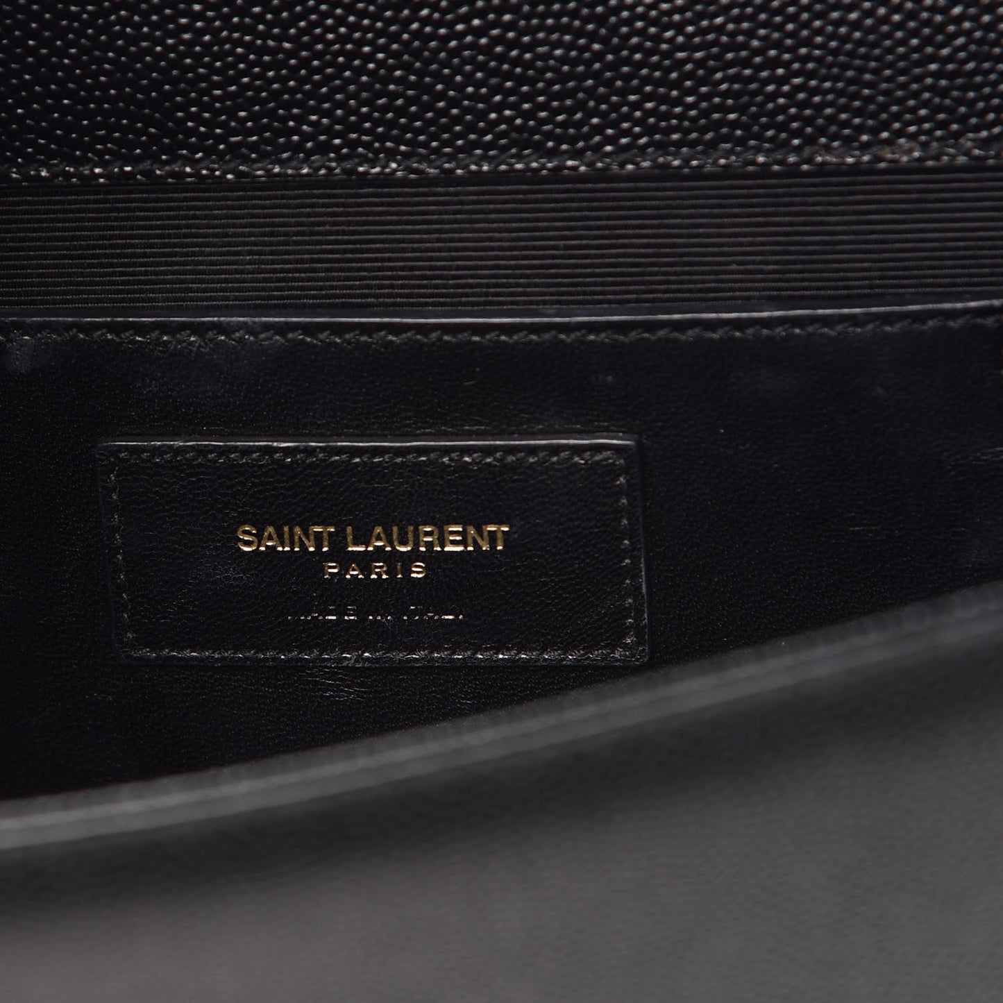 Grain De Poudre Monogram Cassandre Clutch Black
