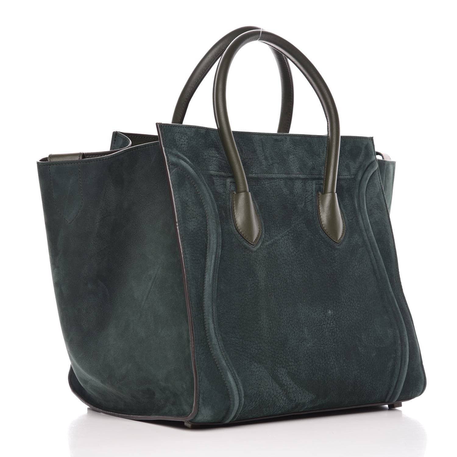 Celine Nubuck Medium Phantom Luggage Forest 3 of 18