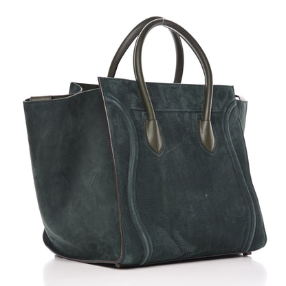 Celine Nubuck Medium Phantom Luggage Forest 3 of 18
