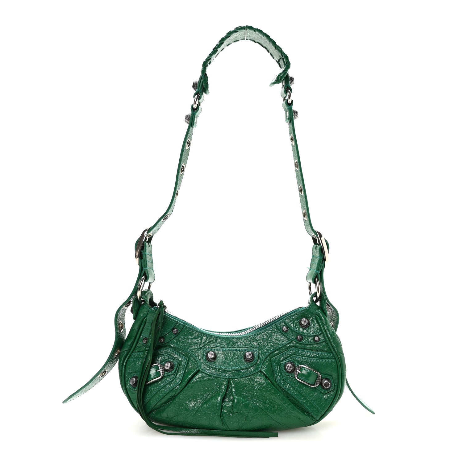 Balenciaga Agneau Arena Le Cagole Shoulder Bag XS Jade 1 of 11