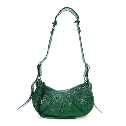 Balenciaga Agneau Arena Le Cagole Shoulder Bag XS Jade 1 of 11