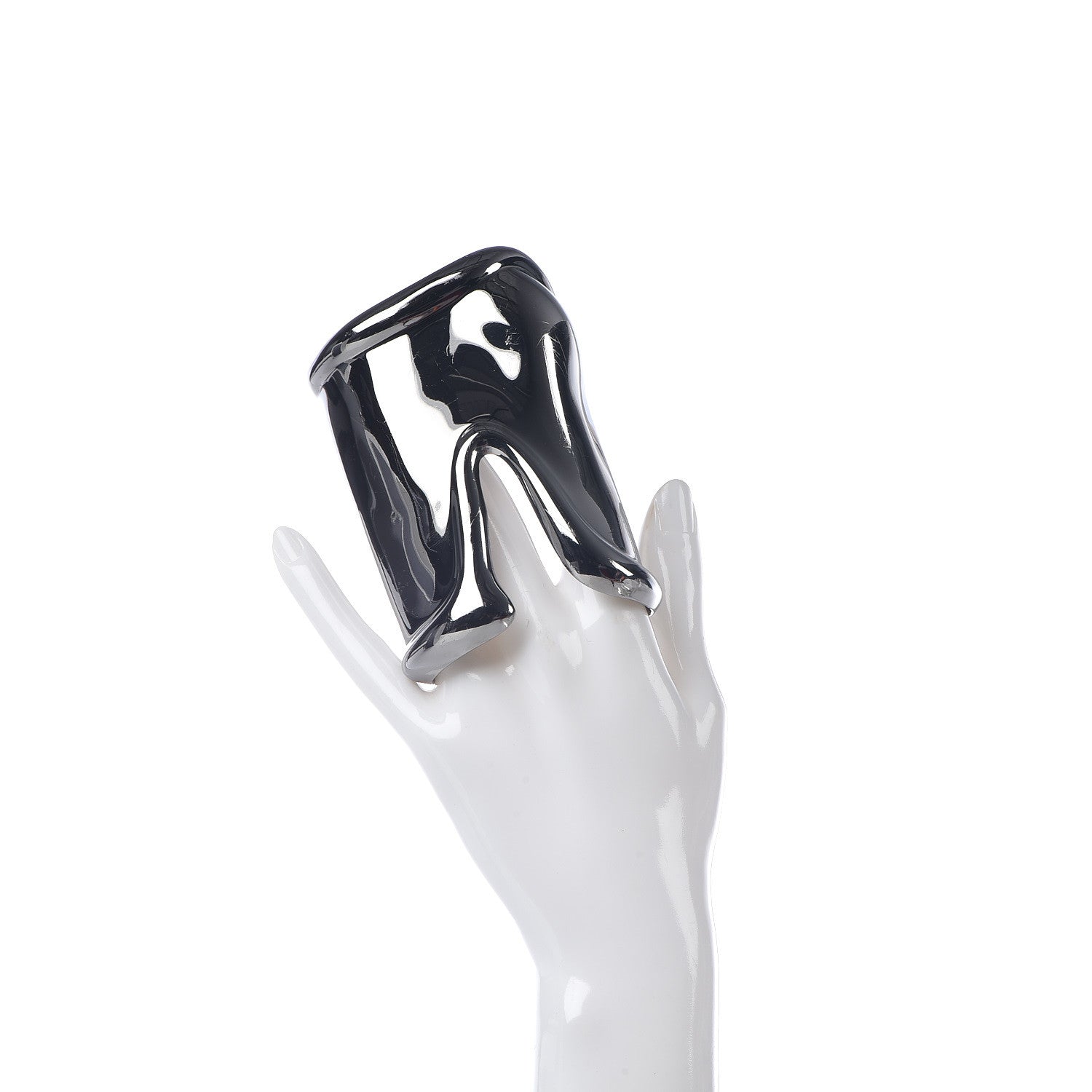 Tiffany Ruthenium Large Elsa Peretti Right Wrist Bone Cuff Bracelet 2 of 4
