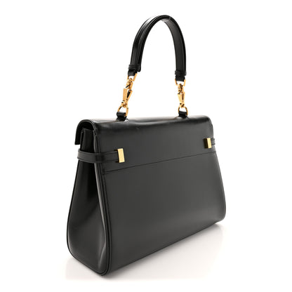 Saint Laurent Smooth Calfskin Manhattan Top Handle Black 3 of 12