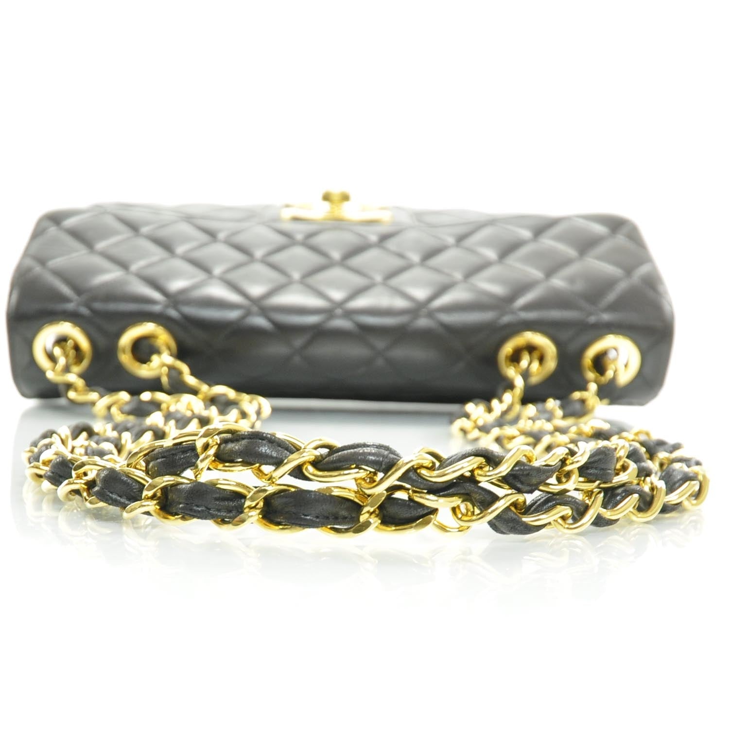 Chanel Lambskin Jumbo Flap Black GHW 5 of 10