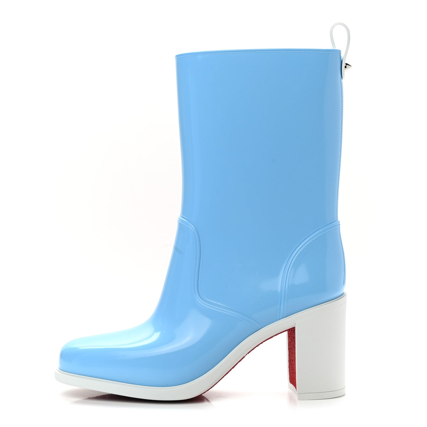 PVC Loubirain 70MM Rain Boots 38 Blue