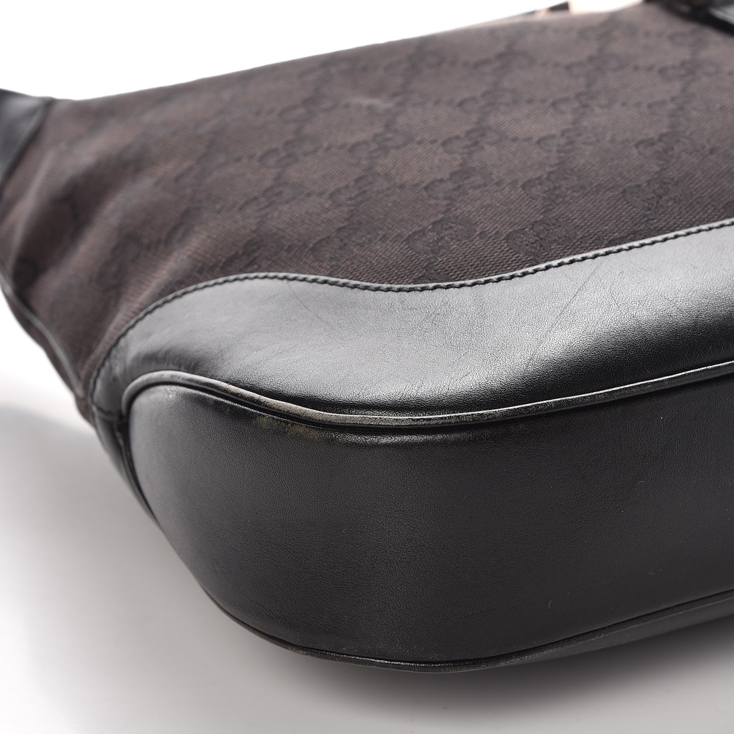Gucci Monogram Jackie O Hobo Black 11 of 12
