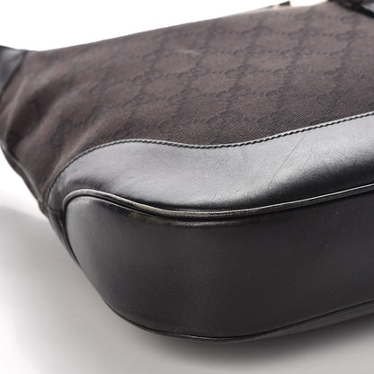 Gucci Monogram Jackie O Hobo Black 11 of 12