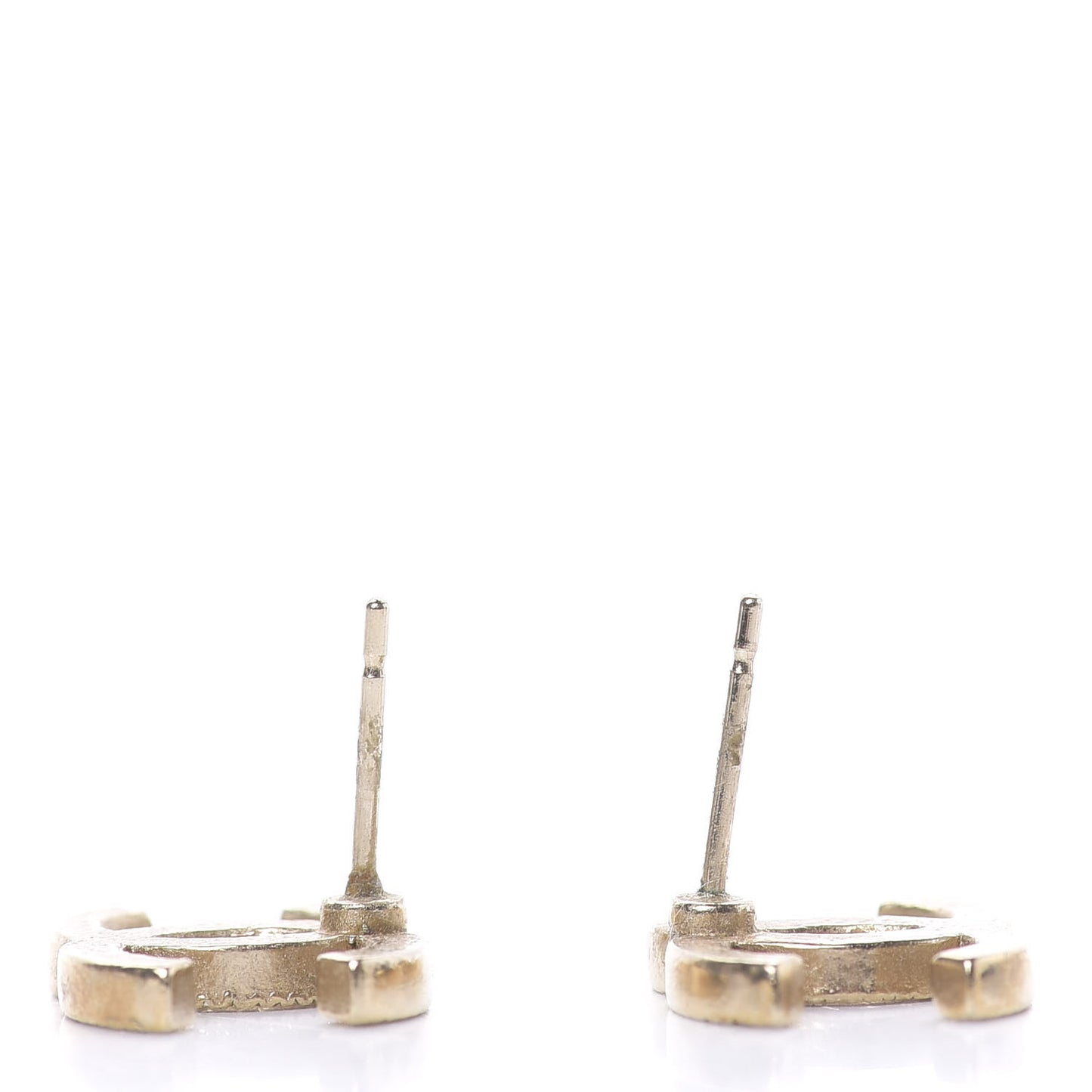 Crystal CC Earrings Gold