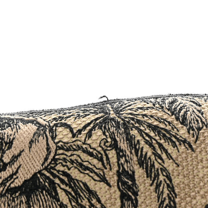Christian Dior Canvas Embroidered Toile de Jouy Voyage Saddle Bag Beige Multicolor 12 of 13