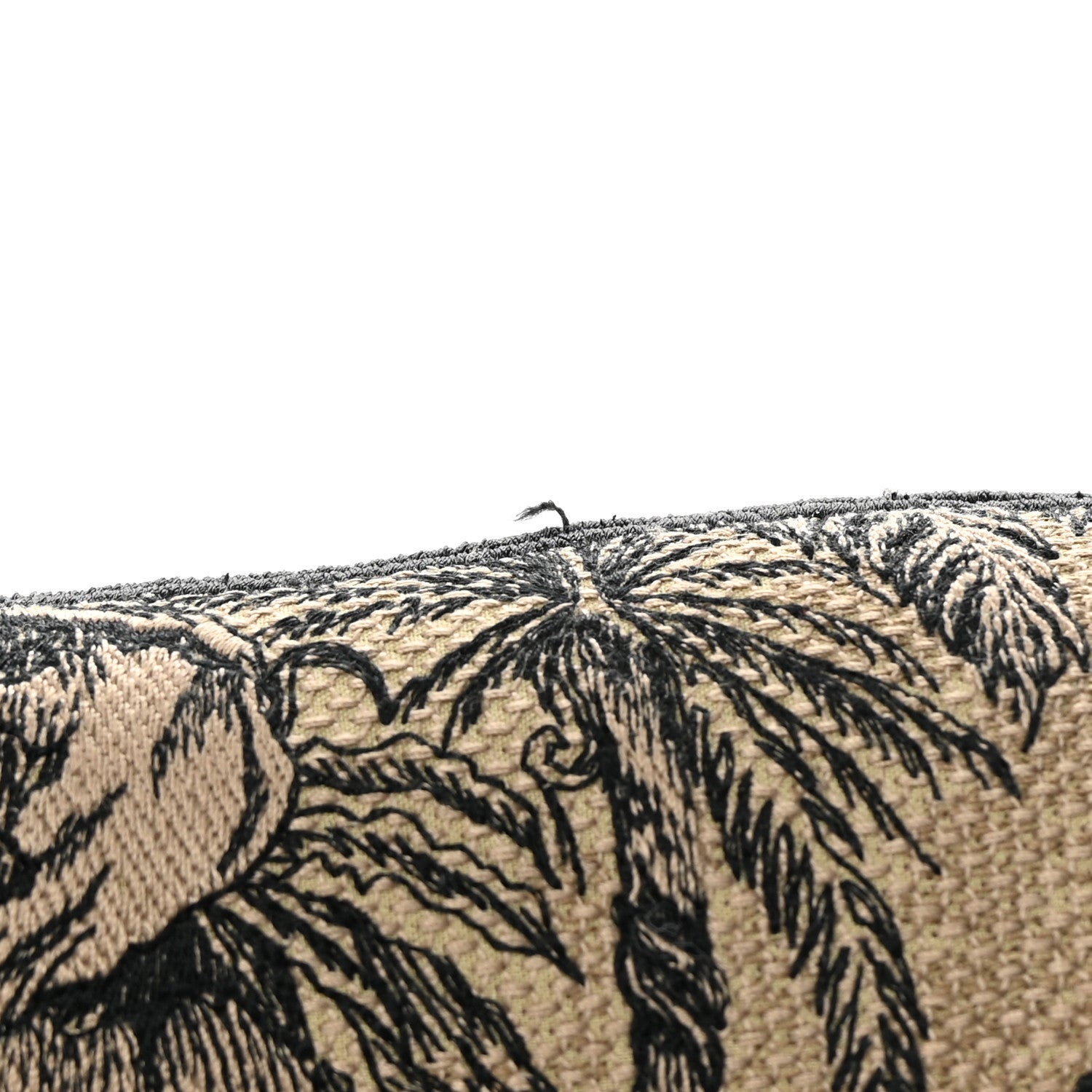 Christian Dior Canvas Embroidered Toile de Jouy Voyage Saddle Bag Beige Multicolor 12 of 13