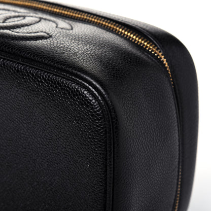 Chanel Caviar Vanity Cosmetic Case Black 13 of 21