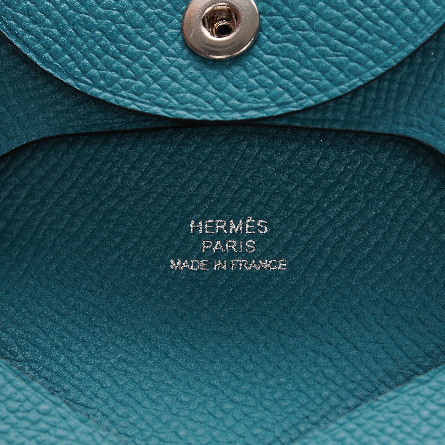 Hermes Epsom Bastia Coin Purse Bleu Paon 5 of 6