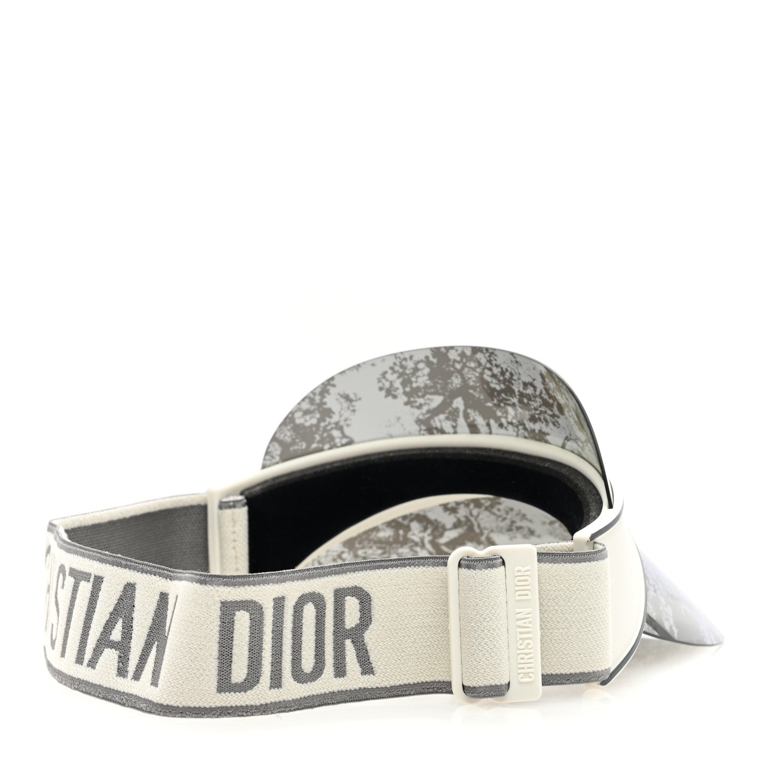 Christian Dior Toile de Jouy DiorClub V1U Sun Visor White 4 of 7