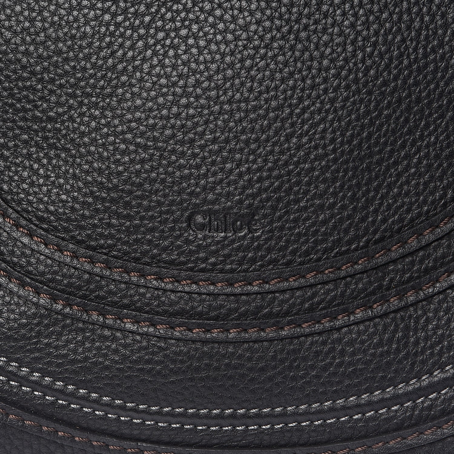 Chloe Calfskin Medium Marcie Round Crossbody Bag Black 8 of 10