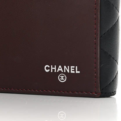 Chanel Lambskin Quilted Long Flap Wallet Black 7 of 19