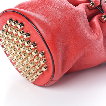 Alexander Wang Pebbled Lambskin Small Diego Bucket Red Gold Hardware 7 of 7