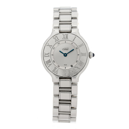 Cartier Stainless Steel 28mm Must De 21 Quartz Watch 1 of 4