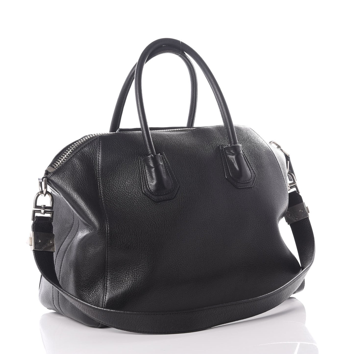 Sugar Goatskin Medium Antigona Black