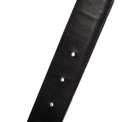 Hermes Box 32mm H Belt Black Vert Clair 5 of 6