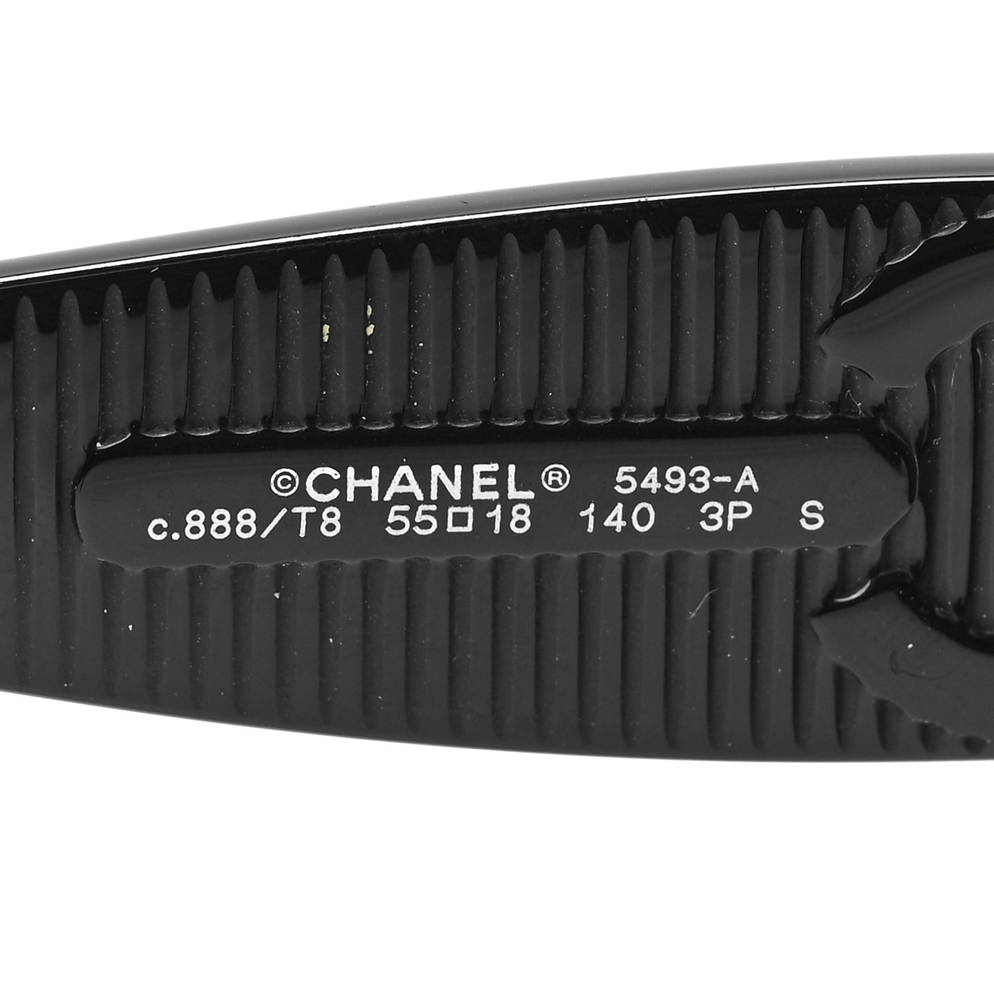 Acetate Rectangle Sunglasses 5493 Black