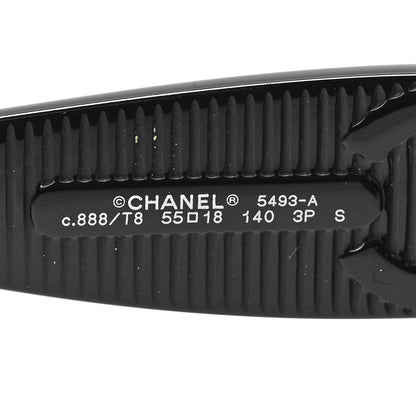 Chanel Acetate Rectangle Sunglasses 5493 Black 6 of 6