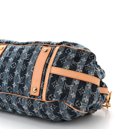 Louis Vuitton Denim Raye Cabas GM 10 of 10