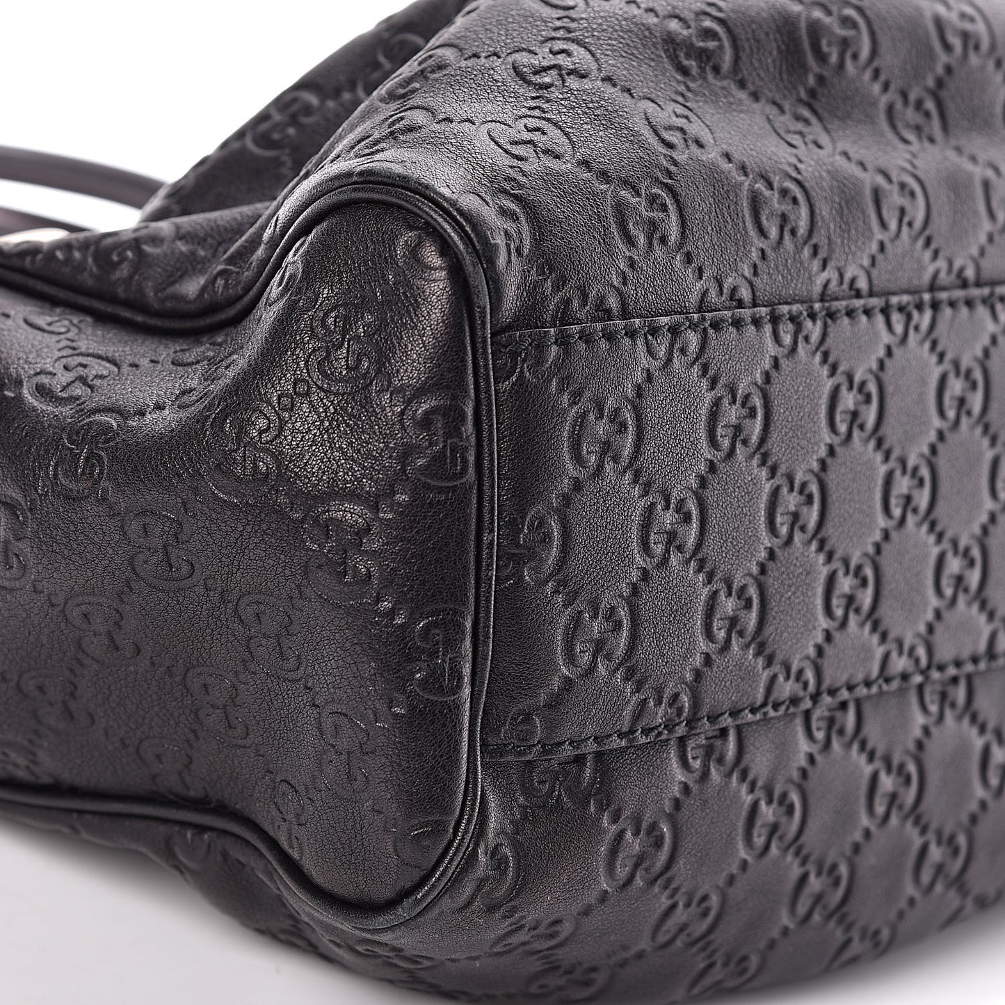 Guccissima Medium Sukey Tote Black