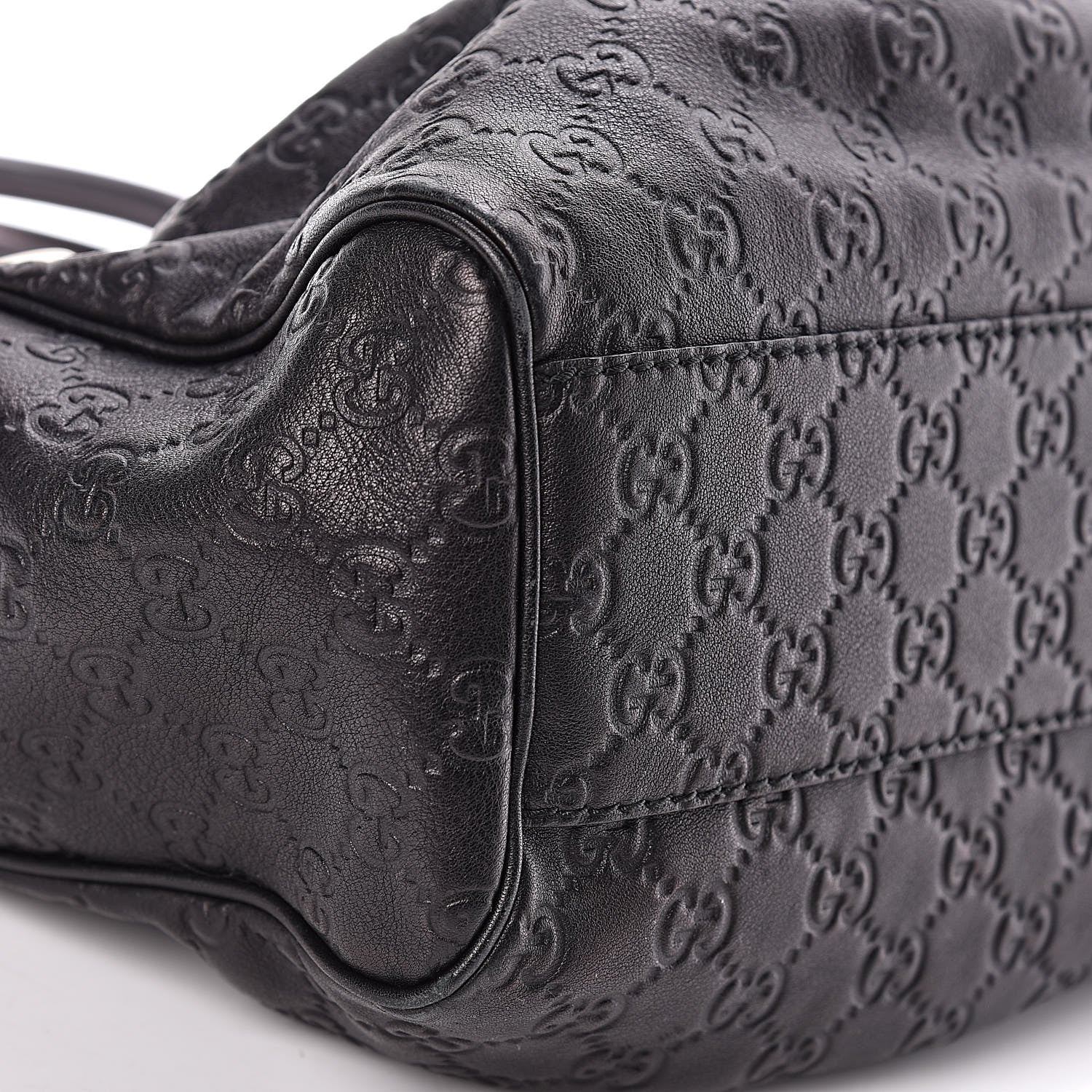 Gucci Guccissima Medium Sukey Tote Black 8 of 15