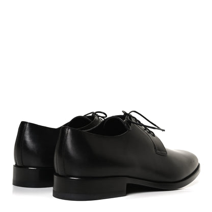 Saint Laurent Calfskin Mens Simon Derby Lace Up Shoes 41.5 Black 3 of 10