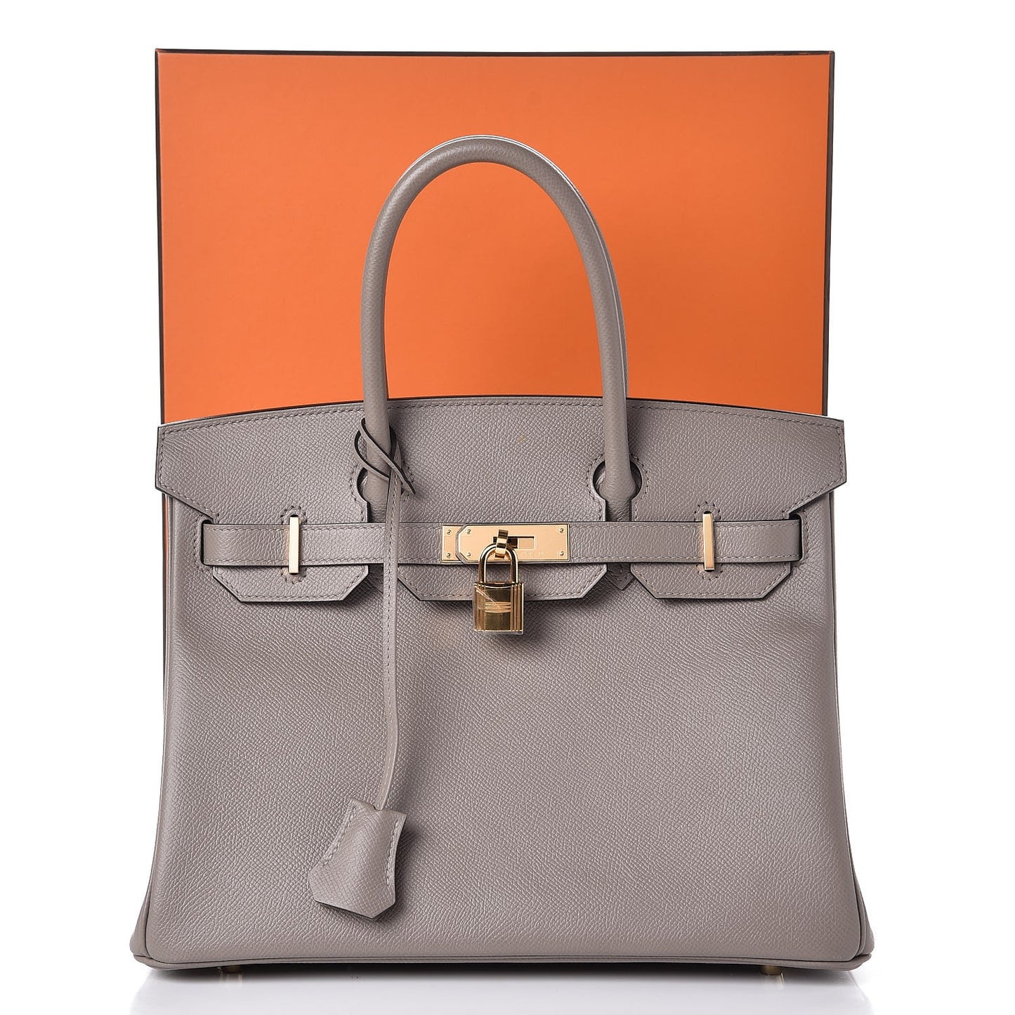 Epsom Birkin 30 Gris Asphalte