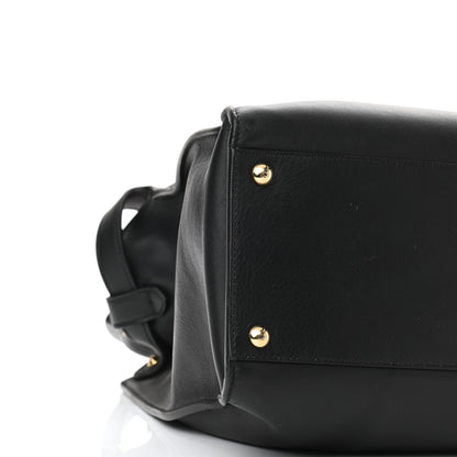 Fendi Vitello Seta Century Large Peekaboo X-Lite Black Fragola 10 of 11